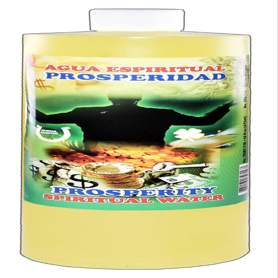 3 BOTTLES PROSPERITY SPIRITUAL WATER-PROSPERIDAD AGUA ESPIRITUAL 16OZ - MAGICK PAGAN