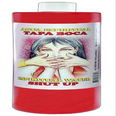 MISTIC 3 BOTTLES SHUT UP SPIRITUAL WATER- TAPA BOCA AGUA ESPIRITUAL 16OZ-WICCA-MAGICK-PAGAN