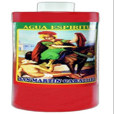1 BOTTLE SAINT MARTIN CABALLERO SPIRITUAL WATER-SAN MARTIN CABALLERO AGUA ESPIRITUAL 16OZ-WICCA-MAGICK-PAGAN