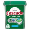 Cascade Complete Dishwasher Pods, Dishwasher Detergent, Dish Detergent Tab Tablets, Fresh, 103 Count (packaging may vary) view 1