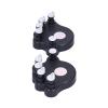 2Pcs Piano Finger Trainers ABS and Silicone Hand Grip Exerciser Piano Correctors Orthotic Tools for Strength Training(black) view 1