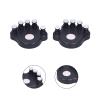 2Pcs Piano Finger Trainers ABS and Silicone Hand Grip Exerciser Piano Correctors Orthotic Tools for Strength Training(black) view 2
