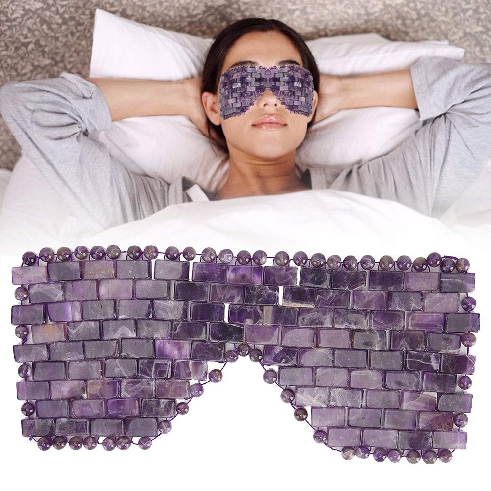 Jade Eye Mask, Jade Sleep Mask & Blindfold, Jade Eye Mask,Anti-Aging Hot or Cold Eye Mask Which is Soothing Cooling ()
