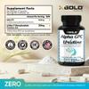Alpha Gpc + Uridine 900mg  Powerful Nootropic for Boost Focus, Memory, Energy, Mood & Cognitive Performance  120 Vegetarian Capsules view 2