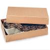 2-Piece Kraft Apparel Gift Boxes - 11 12 x 8 12 x 1 58" -5 Pack view 3