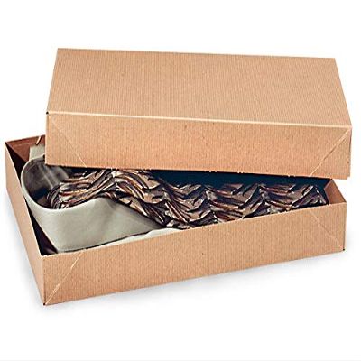 2-Piece Kraft Apparel Gift Boxes - 11 12 x 8 12 x 1 58" -30 Pack