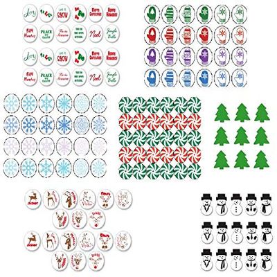 Cruzin Caps Cruzin Cap Sip Hole Cover, 7 Pkgs of 250 Caps Each, Winter Time, 1750 total