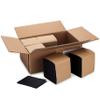 Paterson Paper Black Paper Beverage/Cocktail Napkins Bulk (2 Ply, Embossed Edge, 9" x 9" - 3200/Case) view 1