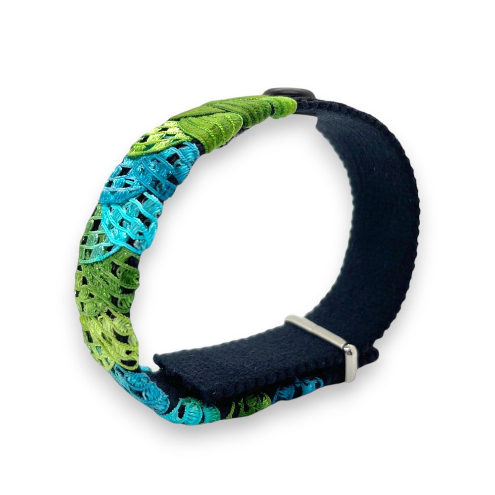 Adjustable Designer Anxiety Bracelet  Acupressure Wristband for Stress, Focus, Mindfulness, Daily Reset (small 6 in)