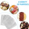 Labeol 300pcs Cellophane Bags 6X9 5X7 4X6 Cellophane Treat Bags with Ties Goodie Bag Clear Gift Bag Candy Cookie Party Favor Wraps for Packaging view 4