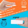 100PCS Eraser Sheets, Magic Cleaning Sponge Reusable, Thin Nano Dish Sponge Cleaner Pads Eraser Wipes for Kitchen Shoe Furniture Bathroom Shower Sink Hard-to-Reach Places view 2