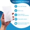 100PCS Eraser Sheets, Magic Cleaning Sponge Reusable, Thin Nano Dish Sponge Cleaner Pads Eraser Wipes for Kitchen Shoe Furniture Bathroom Shower Sink Hard-to-Reach Places view 3