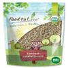 Food to Live Organic Cracked Rye Berries, 8 Ounces - Non-GMO. Crushed & Sifted Groats. Raw, Vegan, Kosher, Bulk. Broken Whole Grain, Great for Cereal & Porridge. Good Source of Fiber & Protein view 1