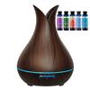 AROMAR Ultrasonic Oil Diffuser and Cool Mist Humidifier with 5 top Aromatic Oils for Aromatherapy Essential Oils, with 7 LED Colors and Auto Shut-Off for Home and Office, Large Capacity 400ml view 1