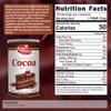 Baker's Choice Dark Chocolate Cocoa Powder - Premium Dutch Cocoa Powder - 15 oz Can - Dairy Free Kosher - Bakers Choice, Brown view 2