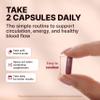 Nature's Pure Blend Organic Beet Root Powder Capsules  Beet Root Capsules & Beets Supplements for Circulation  L Arginine  Nitric Oxide Supplements  1500MG view 4