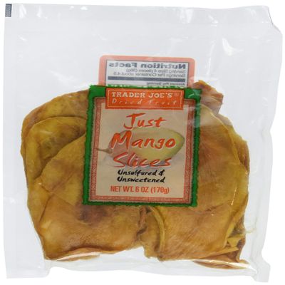 3 Pack Trader Joe's Dried Fruit Just Mango Slices (6 Oz) - 3 SET