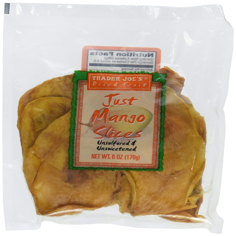 3 Pack Trader Joe's Dried Fruit Just Mango Slices (6 Oz) - 3 SET