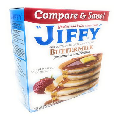 Jiffy Buttermilk Pancake & Waffle Mix 32oz - 1 box