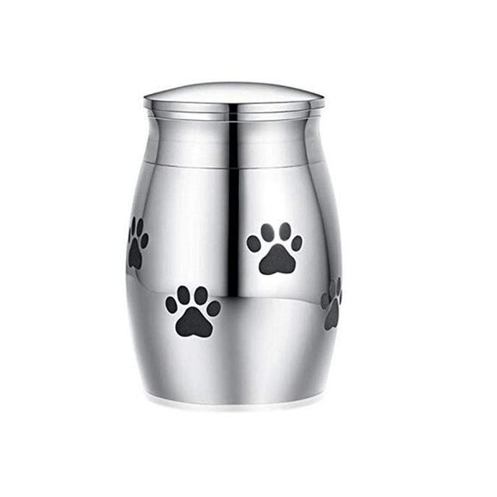 KBFDWEC 25mm Height Stainless Steel Cremation Urn-Funeral Holder Keepsake Urns-High Polished URNS for Human/Pet Ashes