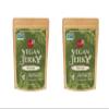 (2 PACK) NON-GMO Little Jasmine Vegan Jerky, Wasabi Flavor, Plant Based Protein, Clean Ingredients, Made in Taiwan, 7.5 oz view 1