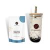 Premium DIY Boba Kit - 2 Bags of Blue Thai Tea | 16 oz Boba | 2 Stainless Steel Straws | Make The Perfect Bubble Tea Drink At Home! view 3