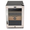 Whynter CHC-123DS 1.2 cu. ft. Stainless Steel Digital Control and Display Cigar Humidor with Spanish Cedar Shelves view 1