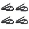 Alovexiong 4 Pack Cigar Holder Cigar Clip Cigar Minder for Golfers, Golf Cart Cigar Stand Golf Cigar Holders for Men,Cigar Clip Cigar Minder for Golfers,Boat,Motorcycle,BBQ Grill,Cigar Gifts(Black) view 1