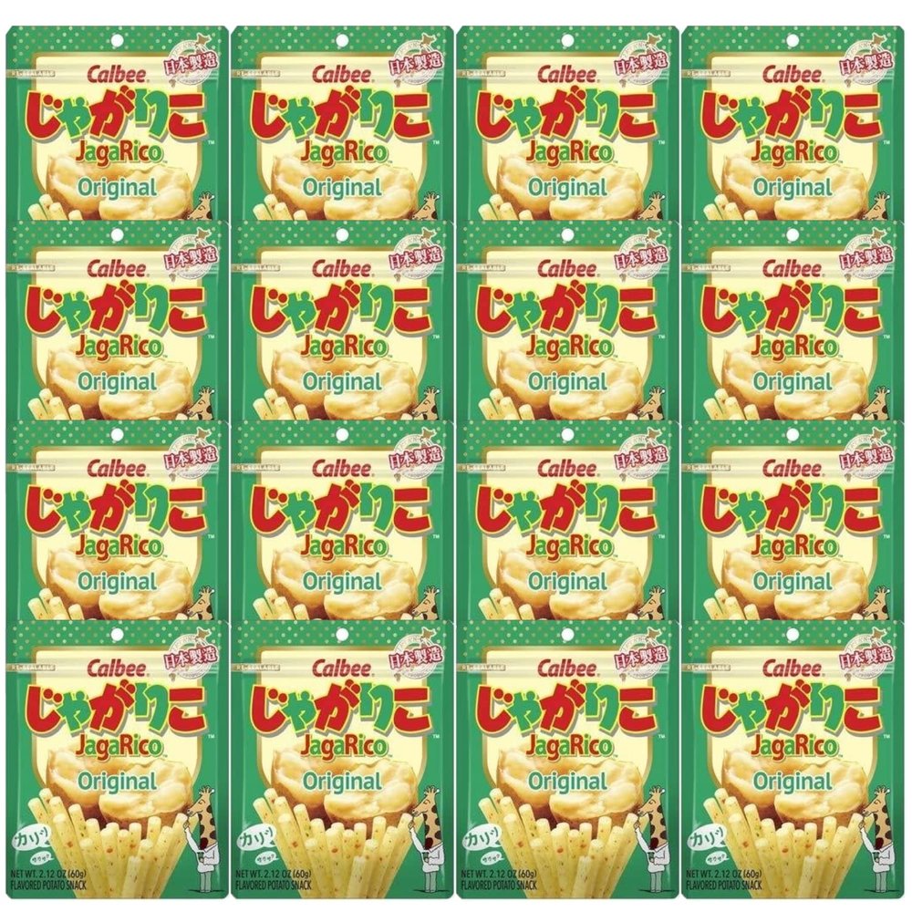 Calbee JagaRico Original Salad Potato Snack (Pack of 12)