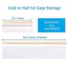 JOYIT 330 ft Cellophane Wrap Roll (31.5 in x 330 ft) - 3 Mil Thicken, Clear Bags, Wrapping Paper for Flower Gift Baskets (31.5" fold into 16") view 2