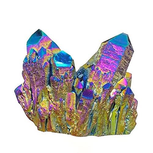 1pc Bulk Natural Crystals Aura Quartz Cluster Folk Crafts for Home Decoration 150-200g