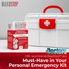 BleedStop First Aid Powder for Blood Clotting, Trauma Kit, Blood Thinner Patients, Camping Safety, and Survival Equipment for Moderate to Severe Bleeding Wounds or Nosebleeds - 4 (15g) Pouches view 2