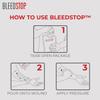 BleedStop First Aid Powder for Blood Clotting, Trauma Kit, Blood Thinner Patients, Camping Safety, and Survival Equipment for Moderate to Severe Bleeding Wounds or Nosebleeds - 4 (15g) Pouches view 3