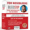 BleedStop Nosebleed Strips  Fast Acting Blood Coagulant Foam Inserts  Helps Clot Blood on Contact  Non-Stinging Sterile Hypoallergenic for Mild to Heavy Nosebleeds view 1