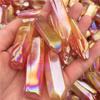 Gemstone Natural Crystal Wand Point Aura Clear Quartz Mineral specimens for feng Shui 100g view 3