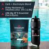 TITANIUM Aqua Hydration Drink Mix - Carbohydrate Powder & Electrolyte Mix - Sports Drink Powder for Swimming, Surfing, Diving (24.7 oz, 30 Servings) - Endurance Drink - Gluten Free view 3