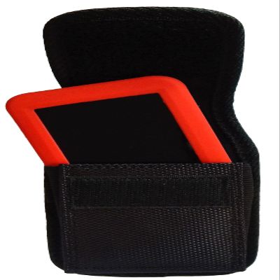 New Large Premium Pouch Case for Dexcom Receiver G6 CGM with Protective Case (Cover) (V2-Black)