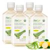 AloeCure USDA Organic Aloe Vera Juice Lemon Flavor - Made Within 12 Hours of Harvest - Natural Digestive Supplement for Balanced Stomach Acidity - Support Digestive and Immune Health, 4 Btls x 16.7oz view 1