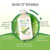 AloeCure USDA Organic Aloe Vera Juice Lemon Flavor - Made Within 12 Hours of Harvest - Natural Digestive Supplement for Balanced Stomach Acidity - Support Digestive and Immune Health, 18 Btls x 16.7oz view 4