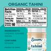Soom Foods Organic Tahini 16oz (2 Pack) | Roasted & Ground Sesame Seed Paste | Creamy Tahini for Dubai Chocolate, Hummus, Sauces | Vegan, Nut-Free, Gluten-Free, Kosher, Keto, Paleo, Whole30 view 2