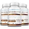 Approved Science Mushroom Complex - Support The Immune System and Cognitive Function - with Lions Mane, Chaga, Reishi, Turkey Tail, Shiitake, Oyster, and More - 120 Capsules - Vegan view 1