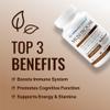 Approved Science Mushroom Complex - Support The Immune System and Cognitive Function - with Lions Mane, Chaga, Reishi, Turkey Tail, Shiitake, Oyster, and More - 60 Capsules - Vegan view 3