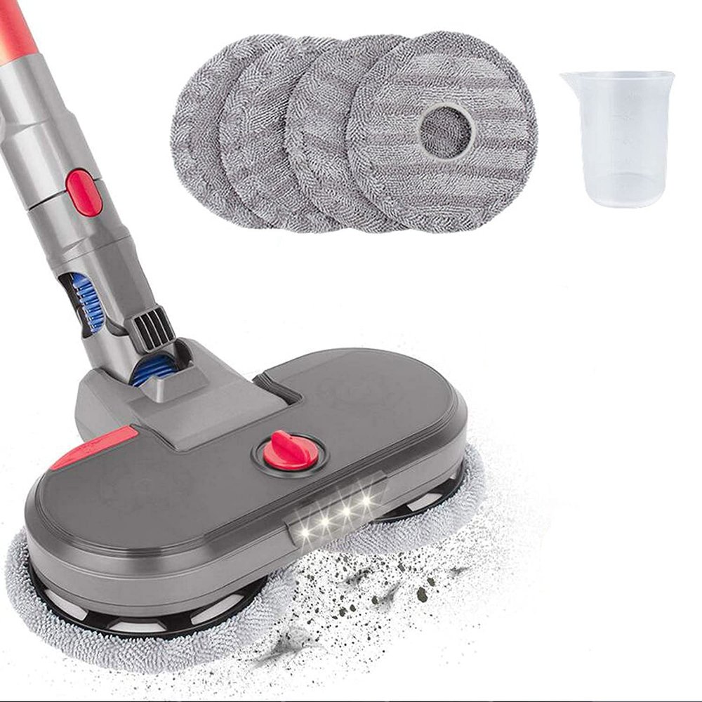 Odashen Electric Wet Dry Mopping Head Accessories for Dyson V7 V8 V10 V11 Water Tank, Mop Head, 6 Pcs Mop Pads