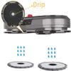 Odashen Electric Wet Dry Mopping Head Accessories for Dyson V7 V8 V10 V11 Water Tank, Mop Head, 6 Pcs Mop Pads view 3