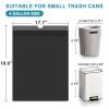 100 Count Small Trash Bags, JUKFITA 4 Gallon Trash Bags Drawstring, Black Small Garbage Bags for Bathroom Kitchen Office Bedroom, Unscented view 2