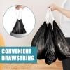 100 Count Small Trash Bags, JUKFITA 4 Gallon Trash Bags Drawstring, Black Small Garbage Bags for Bathroom Kitchen Office Bedroom, Unscented view 4