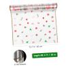 PRETYZOOM 100FT Christmas Cellophane Wrap Roll 2.5 Mil Cellophane Wrapping Paper to Christmas Flower Baskets Arts Crafts Party Flower Gift Baskets Food Arts Crafts view 2