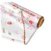 PRETYZOOM 100FT Christmas Cellophane Wrap Roll 2.5 Mil Cellophane Wrapping Paper to Christmas Flower Baskets Arts Crafts Party Flower Gift Baskets Food Arts Crafts view 3