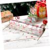 PRETYZOOM 100FT Christmas Cellophane Wrap Roll 2.5 Mil Cellophane Wrapping Paper to Christmas Flower Baskets Arts Crafts Party Flower Gift Baskets Food Arts Crafts view 4
