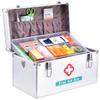 XYEJL Medication Lock Box,Portable Cross Shoulder First Aid Kit, Contain Removable Tray for Drugs Storage Family Storage Box with Portable Handle for Clinic and Hospital,14in view 3